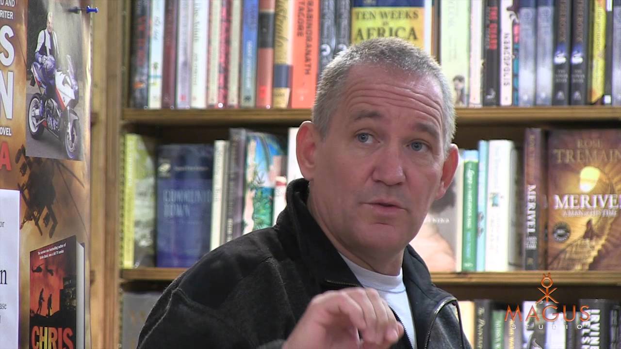 SAS Legend Chris Ryan at Topping & Co with his latest book: Osama