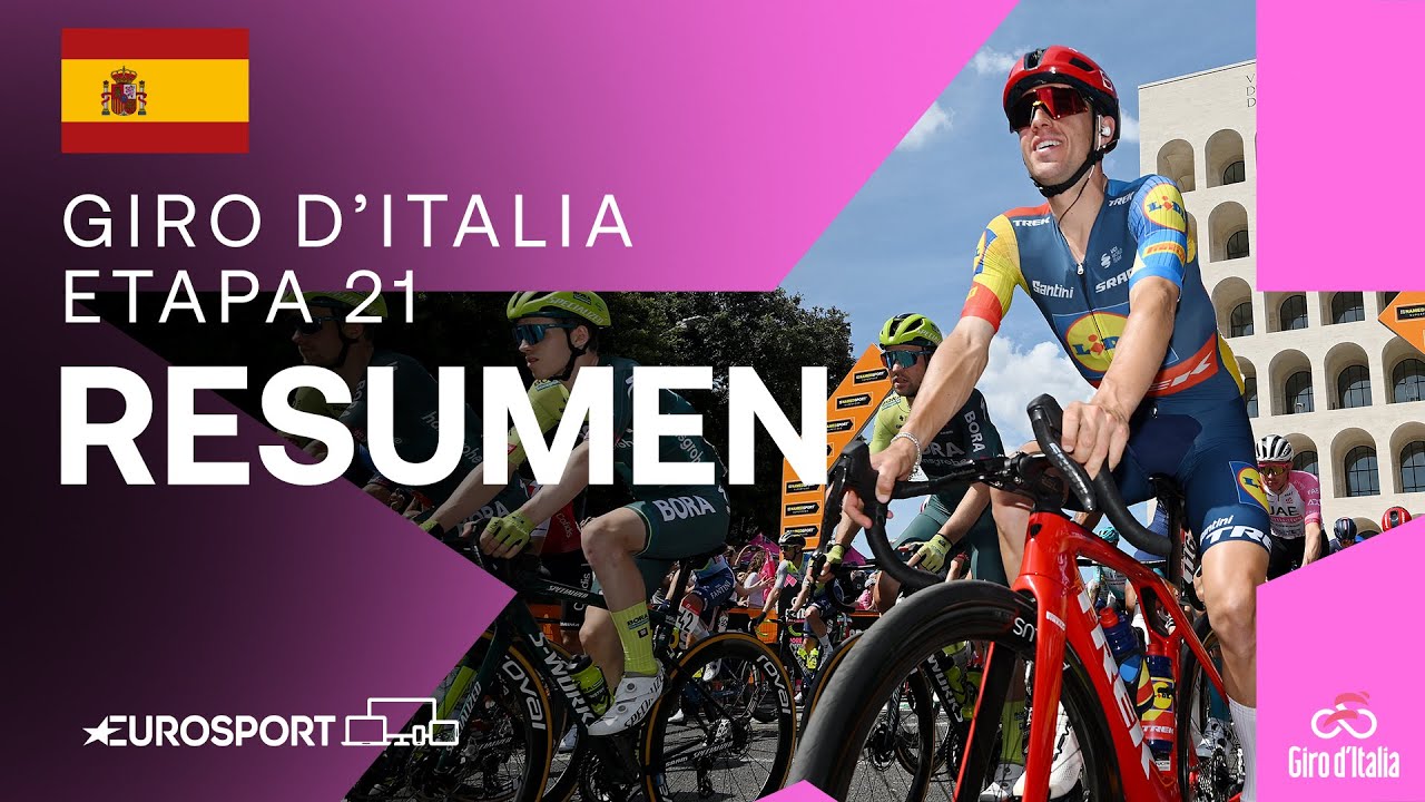 FINAL ÉPICA EN ROMA | Giro de Italia - Resumen Etapa 20 | Eurosport Cycling