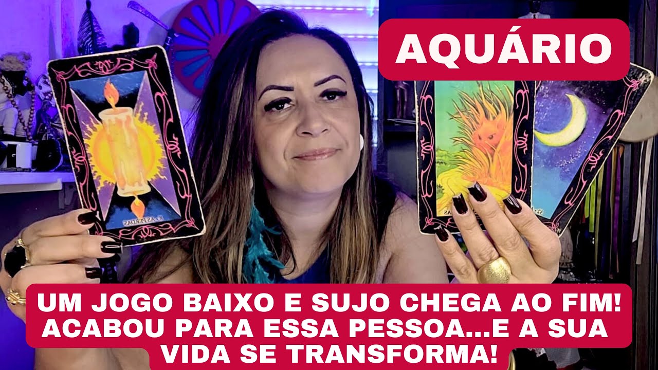 AQUÁRIO ♒️ UM JOGO BAIXO E SUJO CHEGA AO FIM! ACABOU PARA ESSA PESSOA…E A SUA VIDA SE TRANAFORMA!