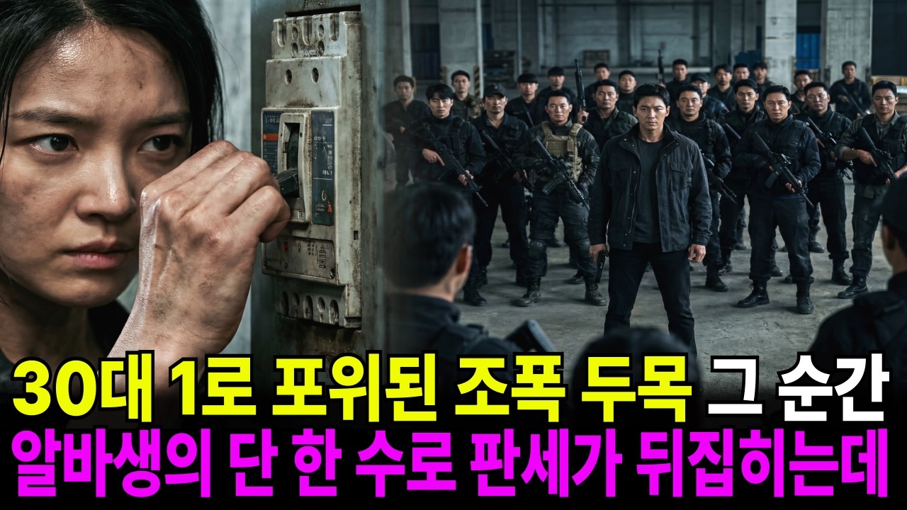 30대 1로 포위된 조폭 두목 그 순간, 알바생의 단 한 수로 판세가 뒤집히는데…