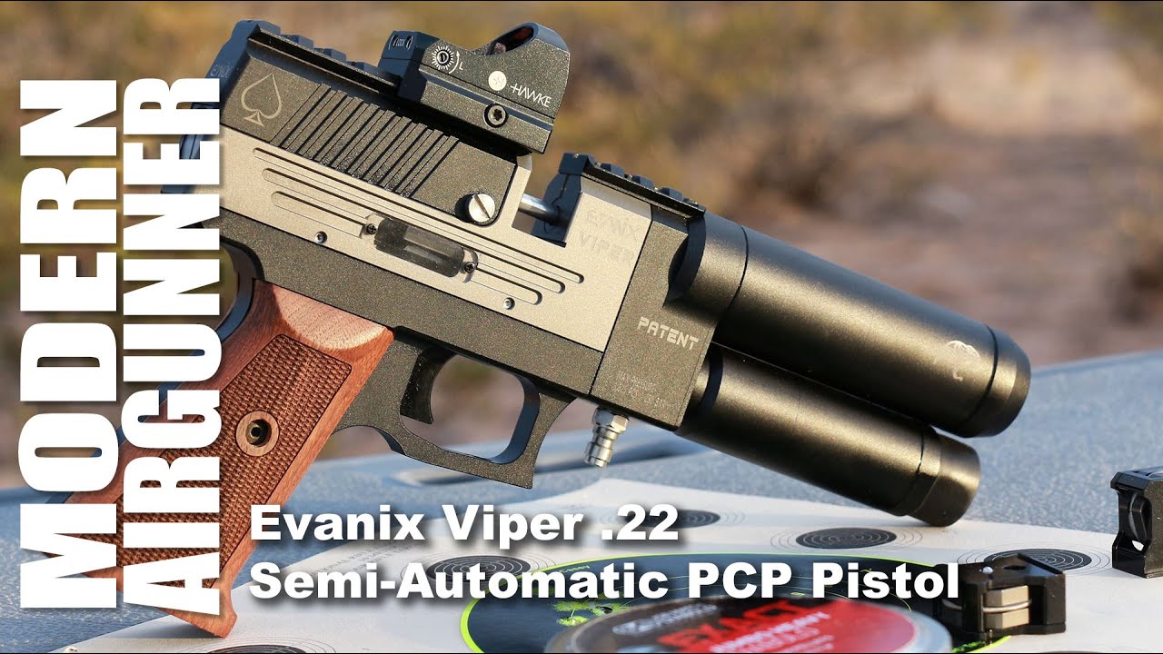 Evanix Viper .22 Semi-Auto PCP Pistol - Hunting power in the palm of your hand!