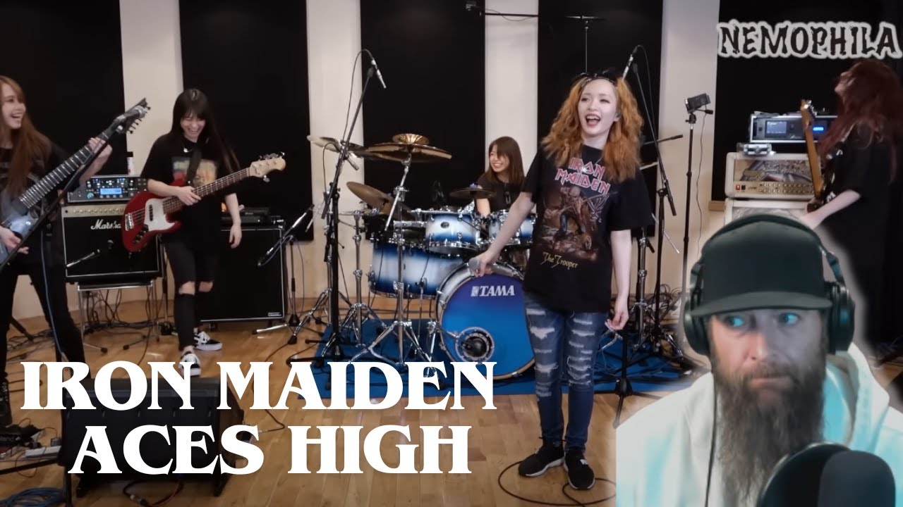 Iron Maiden / Aces High [Cover by NEMOPHILA] MUSIC VIDEO REACTION!