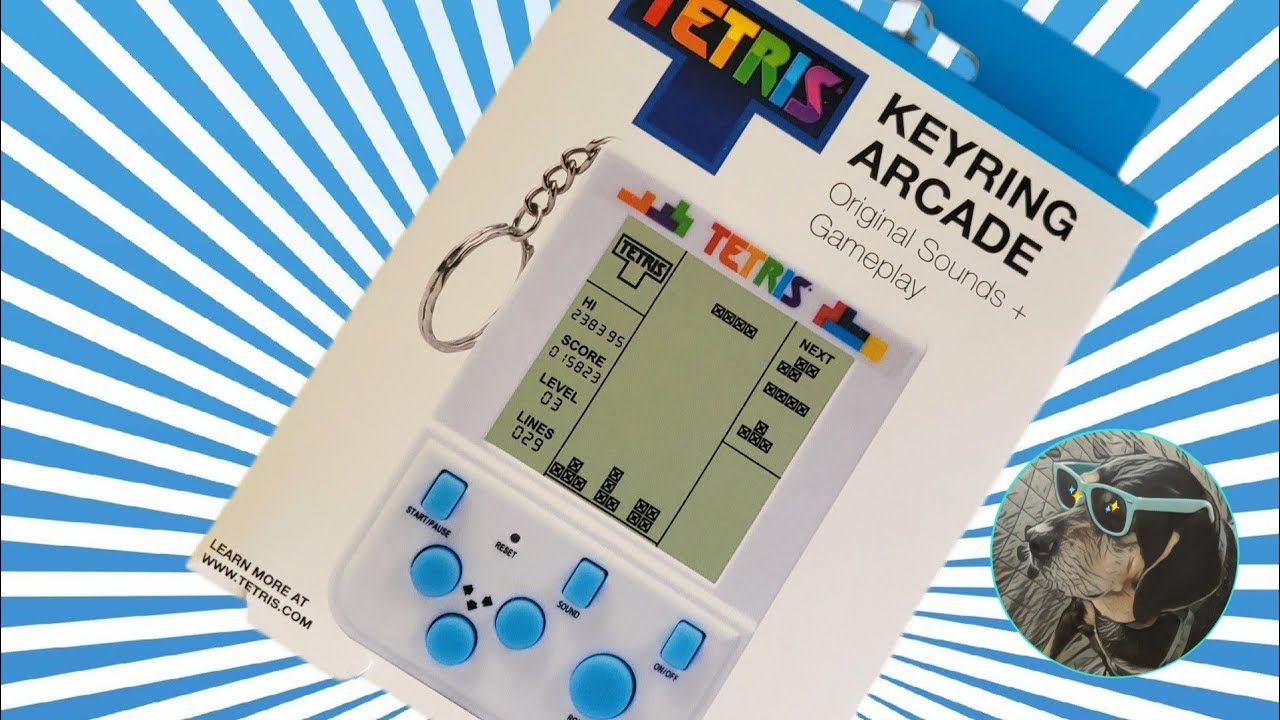 Tetris Keyring Handheld (#FizzCreations)