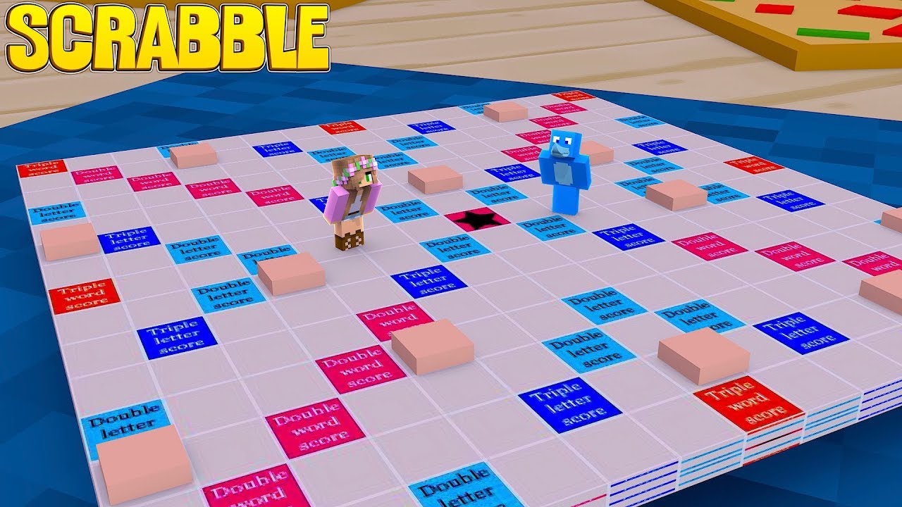 SCRABBLE SHOWDOWN! | Minecraft Little Kelly Plays