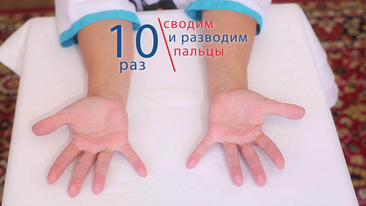 Лимфедема: пальчиковая гимнастика