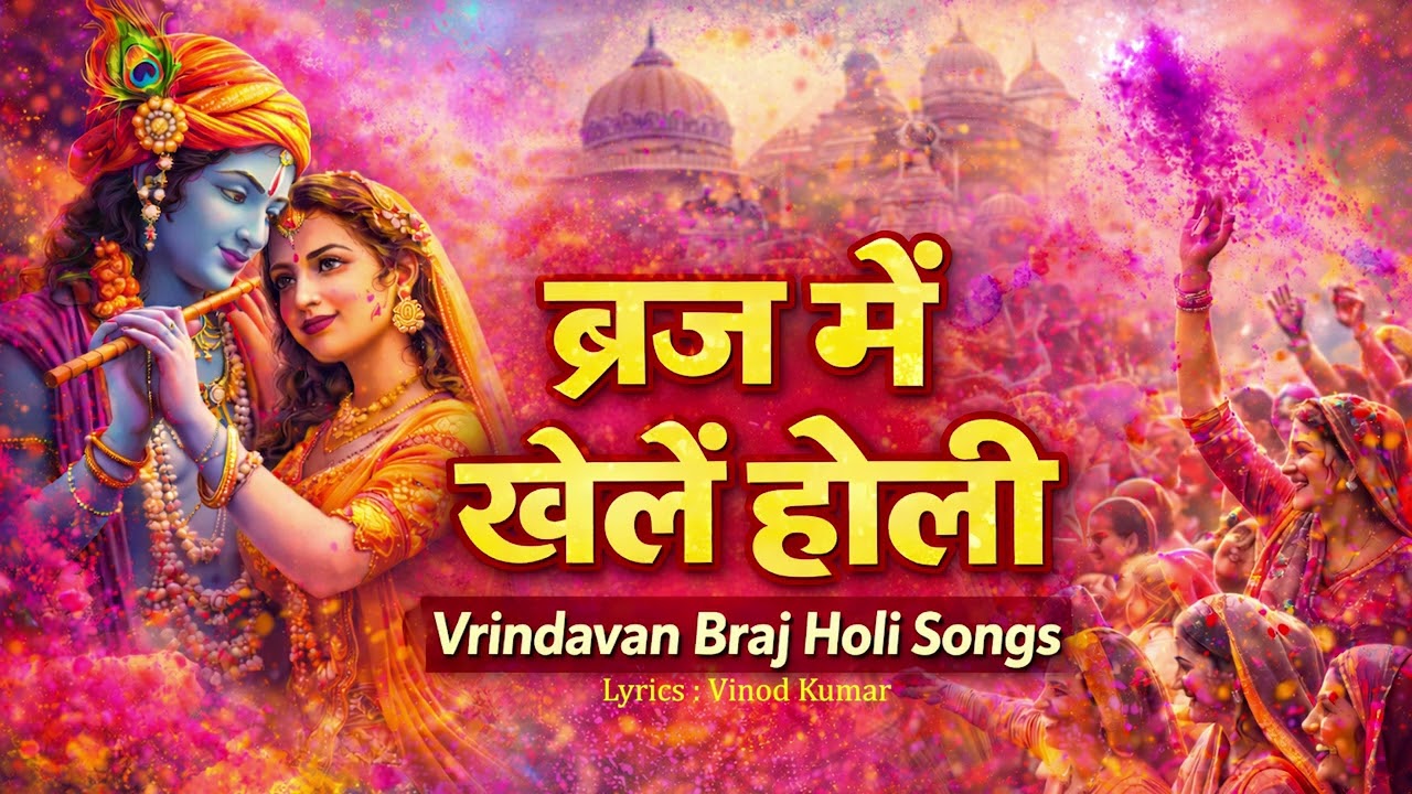 आओ सखी ब्रज में खेलें होली | Lyrics: Vinod Kumar | Radha Krishna Holi Bhajan 2026
