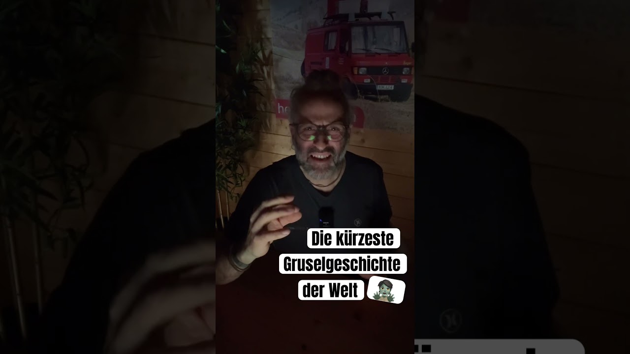 Die k&uuml;rzeste Gruselgeschichte der Welt - Minithriller in der Bergh&uuml;tte - #grusel #m&auml;despodcast