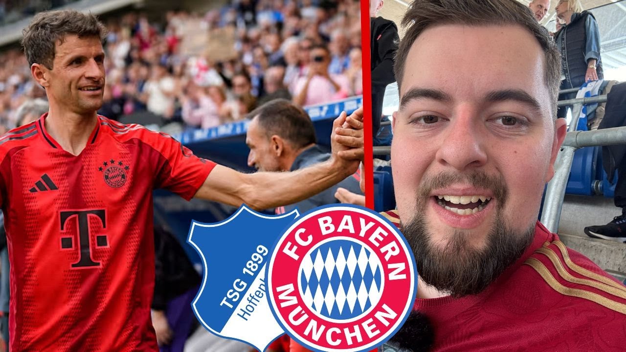 Eine Legende sagt SERVUS 😭 DANKE Thomas Müller 😭 TSG 1899 Hoffenheim vs FC Bayern Stadionvlog