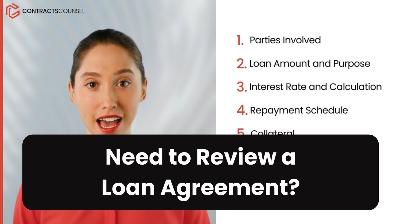 How to Review a Loan Agreement [Important Terms to Find and Understand]