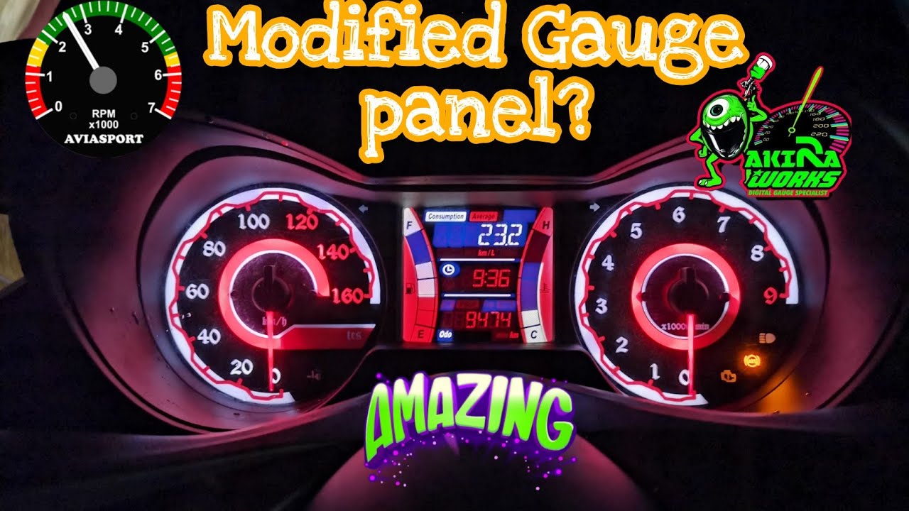 MODIFIED GAUGE PANEL YAMAHA XMAX 300 BY AKIRA WORKS | SQUAMMY RIDER