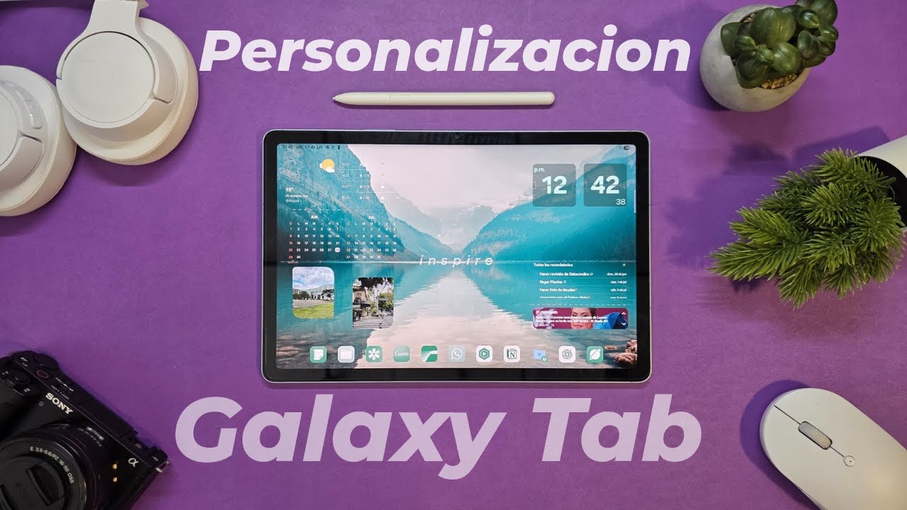 🎨Así Personalice mi Samsung Galaxy Tab: Widgets - Apps -Trucos y mas✨️