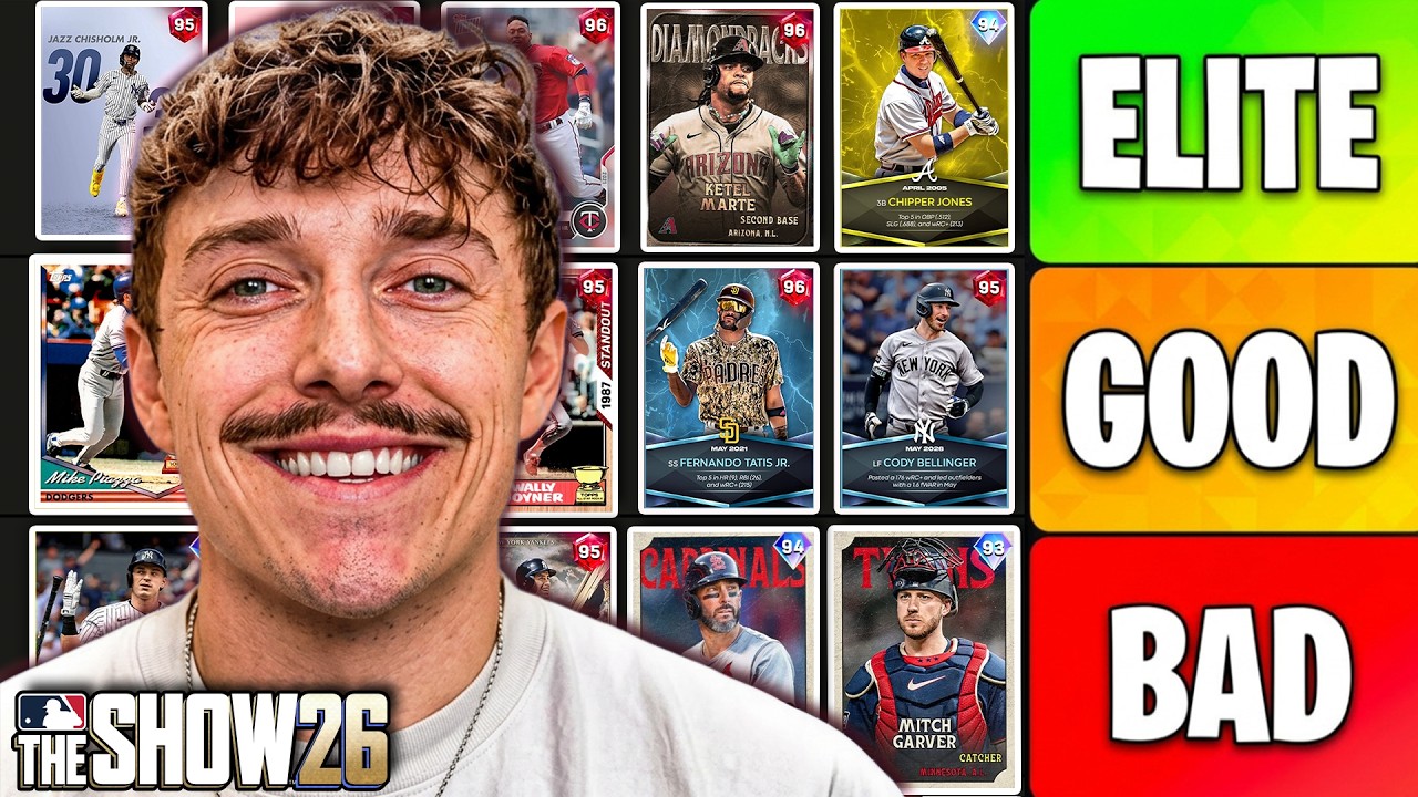 ЛУЧШИЙ тир-лист позиционных карт в MLB The Show 26! (Обновлено) ИДЕАЛЬНЫЙ тир-лист MLB The Show 26!