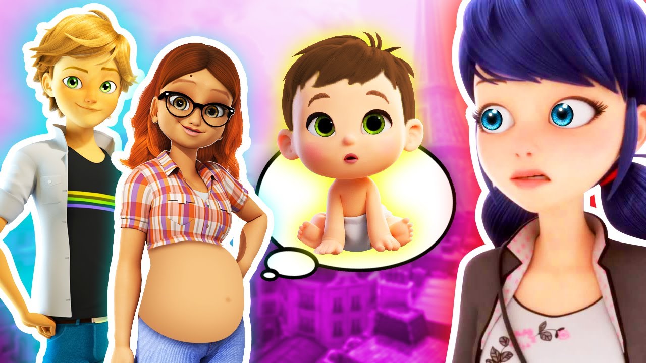 ALYA y ADRIEN ¿ESPERAN BEBÉ? 💔 MARINETTE está CELOSA! 😤LADYBUG - Historias Fantásticas