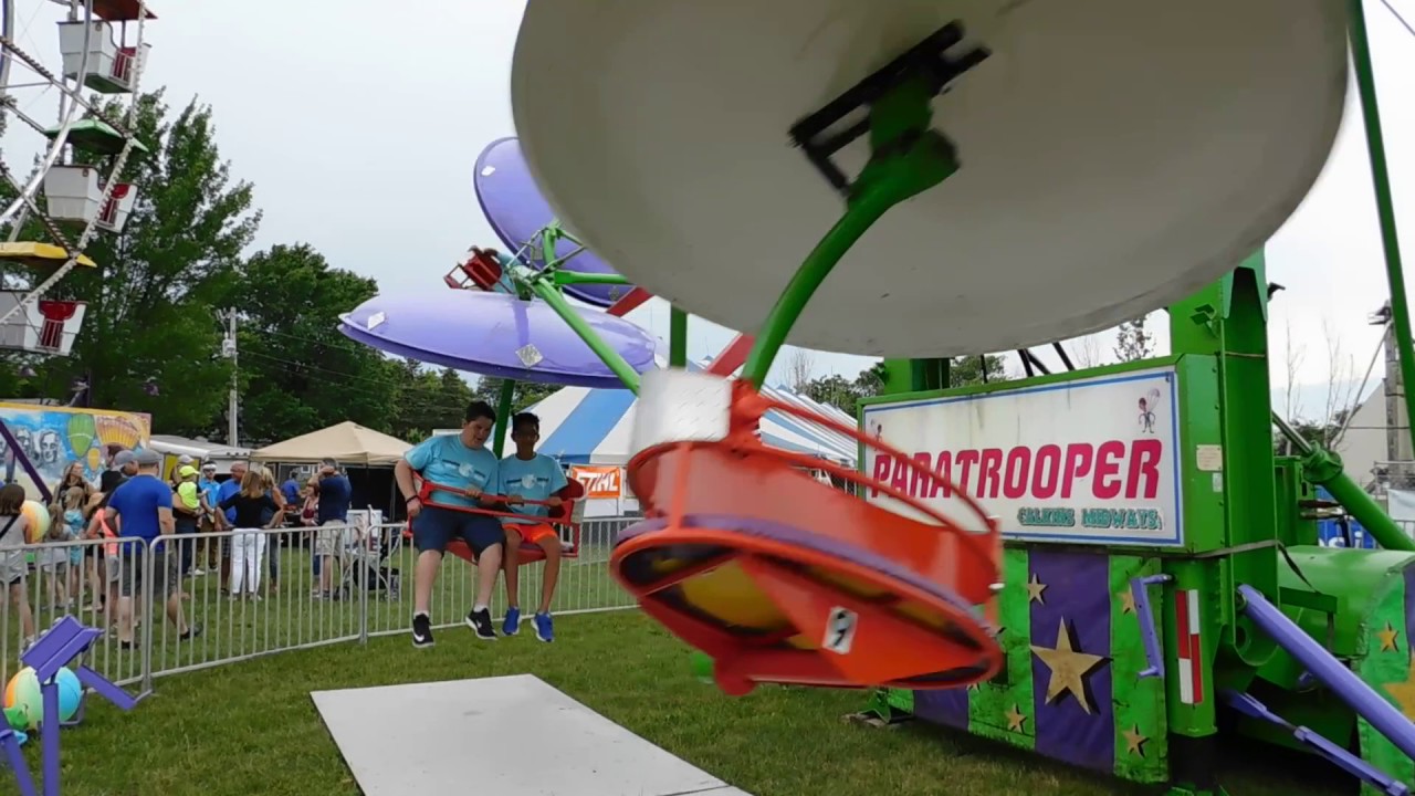 Paratrooper Carnival Ride at Cottage Grove Festival