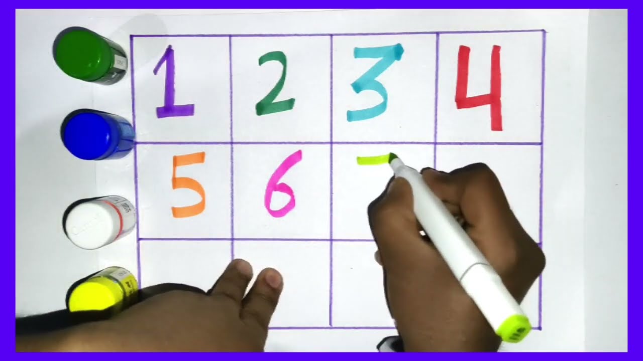 One two three earn to count 123 Numbers, 1 to 100 counting, alphabet a to z, ABCD2