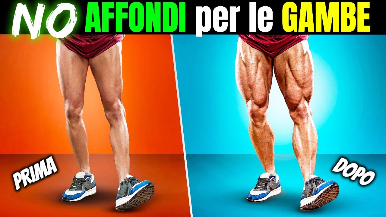 ❌Smetti di fare gli AFFONDI l per ALLENARE le GAMBE❌