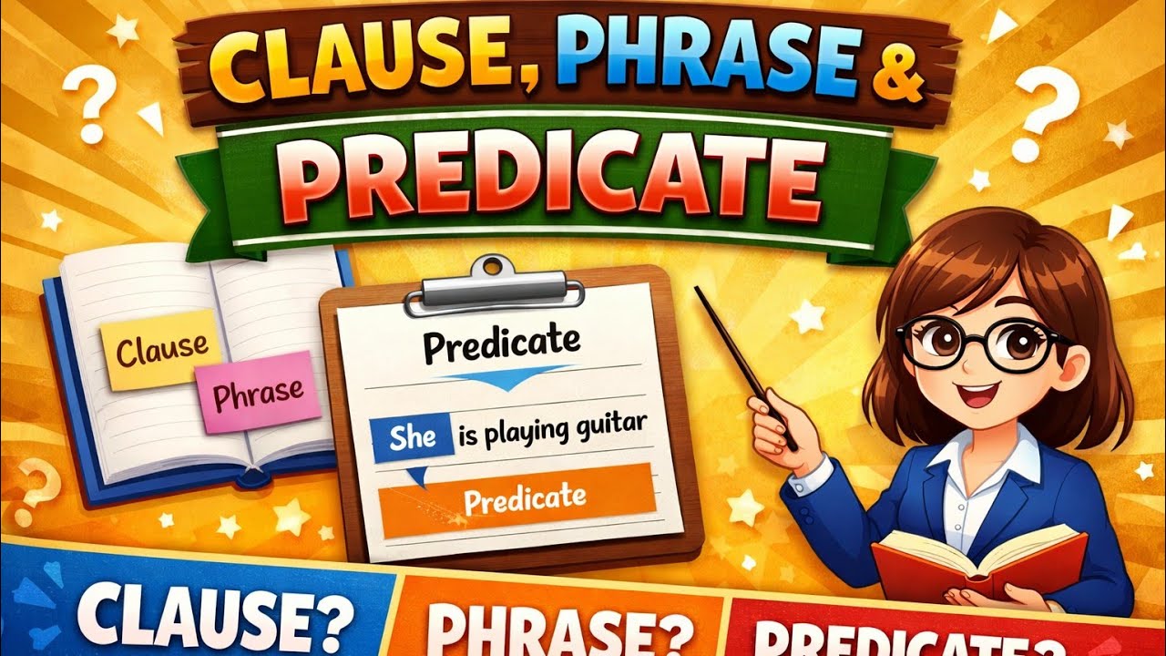 Clause , Phrase and Predicate 