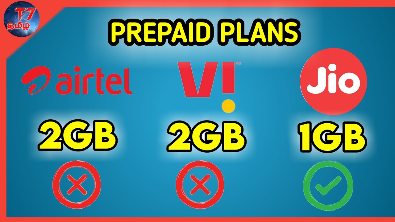 Jio vs Airtel vs Vodafone | Jio 149 plans | Airtel 149 plans | vi 149 plans | T7 Tamil |