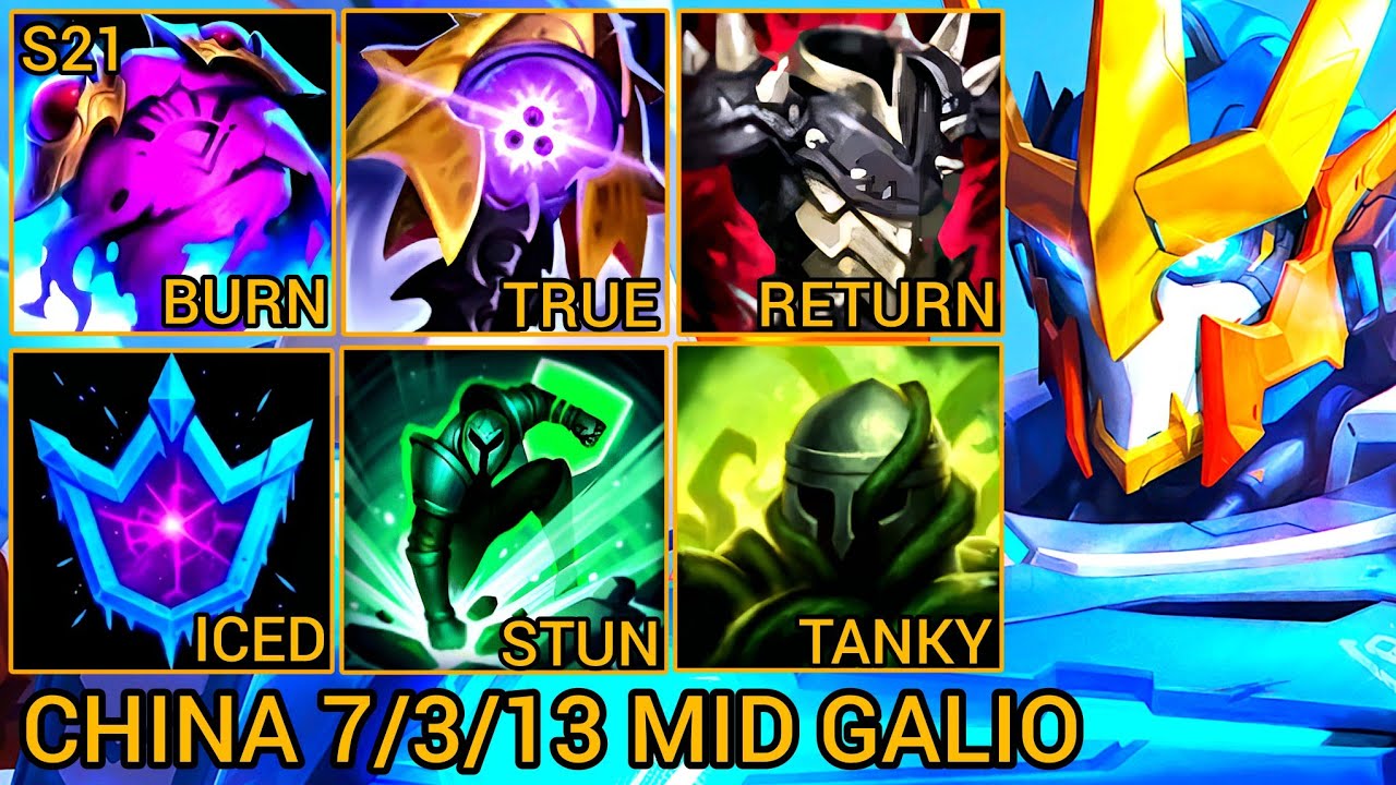 Sovereign GALIO Mid Lane Is Dominating Top Tier - China Wild Rift New Meta Build & Runes By Tiarty