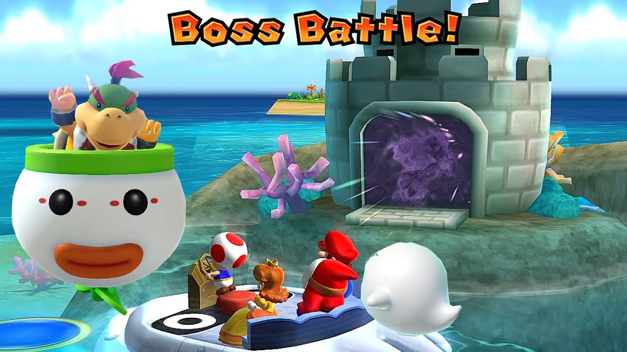 Mario Party 9 | Blooper Beach | Shy Guy Vs Toad Vs Daisy Vs Mario | Board Games (マリオパーティ9, 마리오파티9 )
