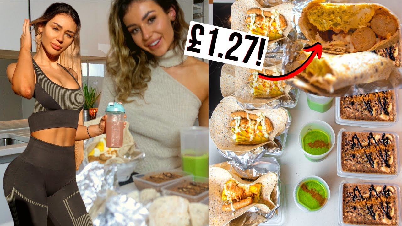 Healthy & Easy BREAKFAST Meal Prep UNDER £15 Budget *weight loss*