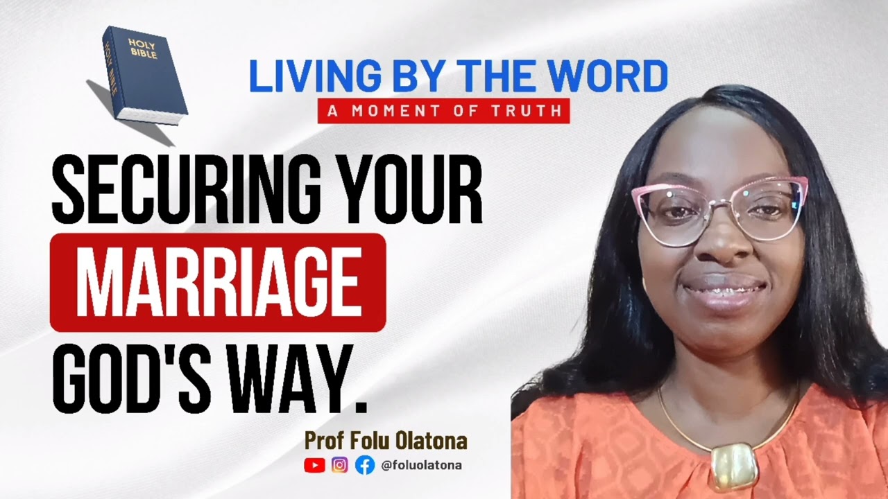 Secure Your Marriage|Folu Olatona|Episode 1, Tips For A Better Marriage|Radio-One 103.5, FM, Lagos