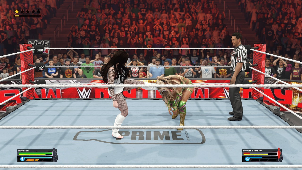 WWE 2K25 - Custom Character vs. Tiffany Stratton - PC HD