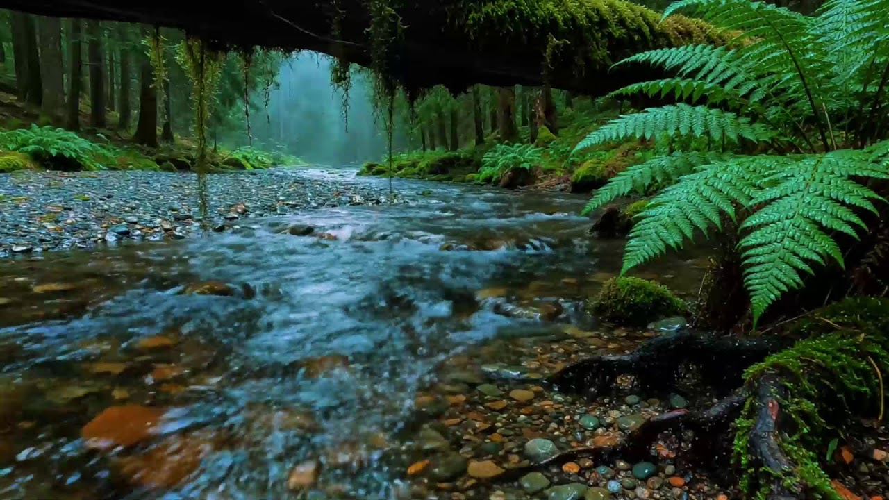 Forest Stream Sounds 🌿 Gentle Birdsong & Relaxing Nature Ambience for Sleep, Relaxation