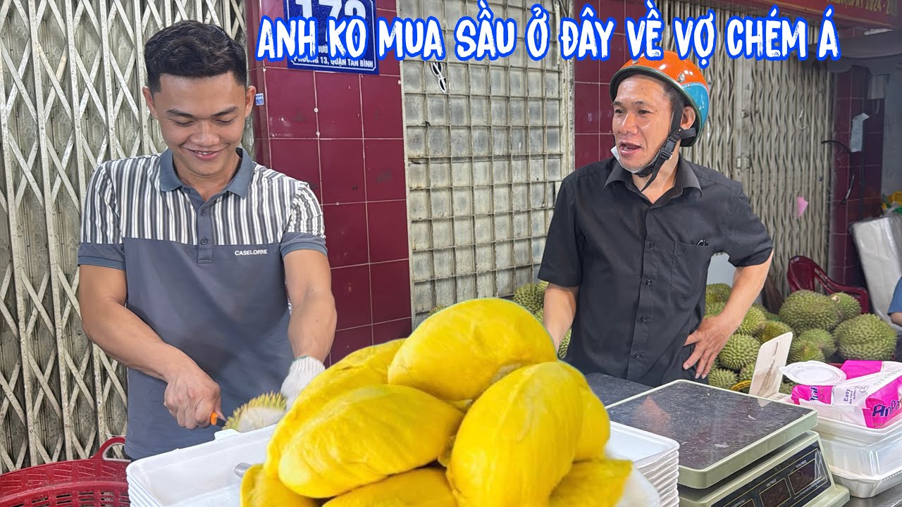 🟢Sầu ri&ecirc;ng ngon qu&aacute; em ơi! Vợ anh k&ecirc;u đến mua cho bằng được &aacute;