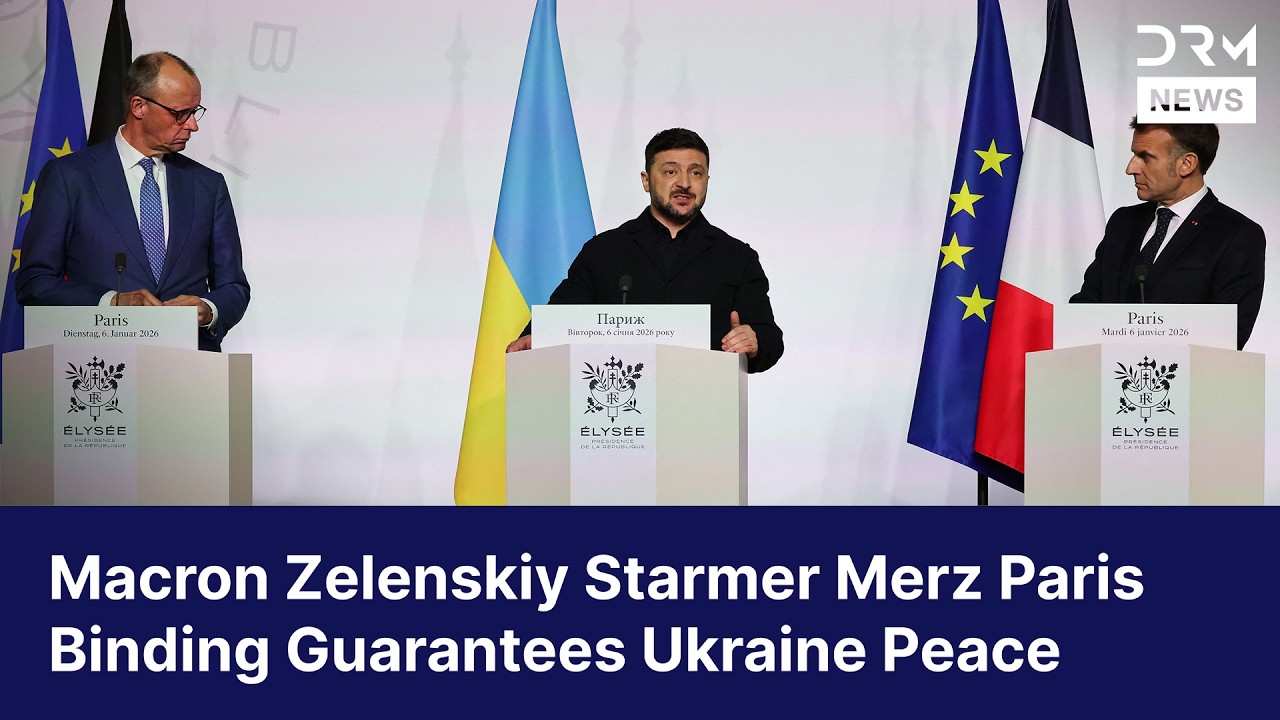 FULL PARIS SUMMIT 2026:  Historic Ukraine Security Declaration | DRM News | AC1F
