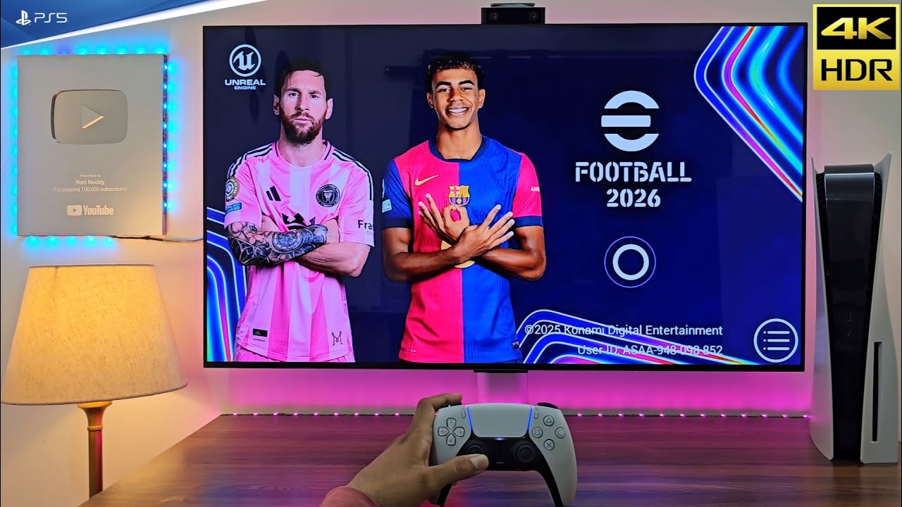 eFootball 2026 (PS5 FAT) 4K HDR 60FPS Геймплей