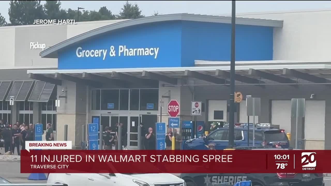 11 injured in Walmart stabbing incident in Traverse City