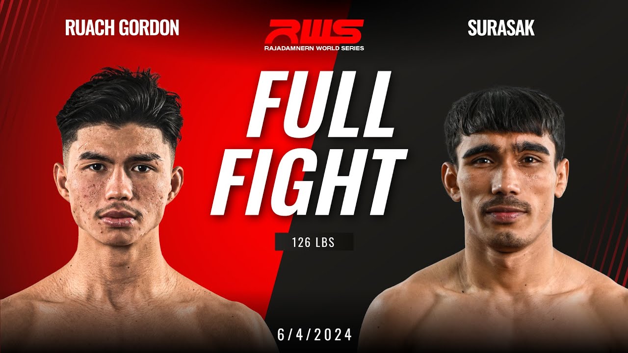 Full Fight l Ruach Gordon vs. Surasak l ฮวน กอร์ดอน vs. สุรศักดิ์ l RWS
