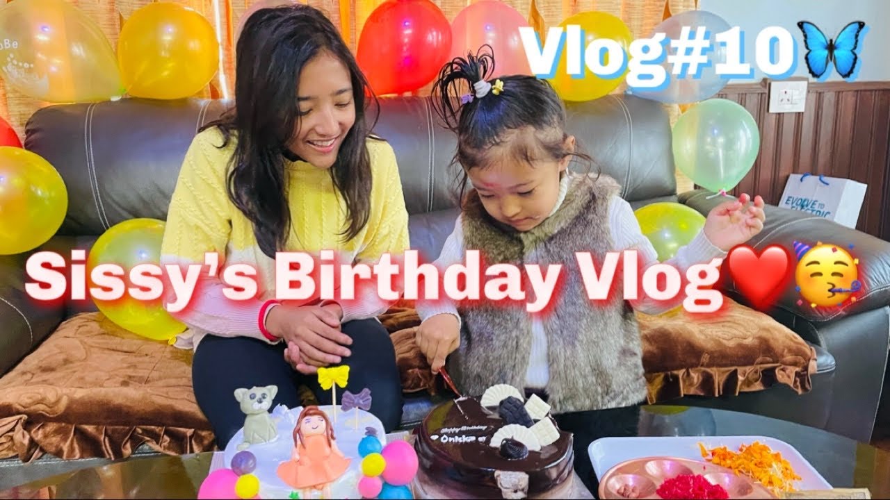 Sissy’s 3rd Birthday Vlog | Maghe Sankranti | Vlog#10 | Oviya Bhandari |