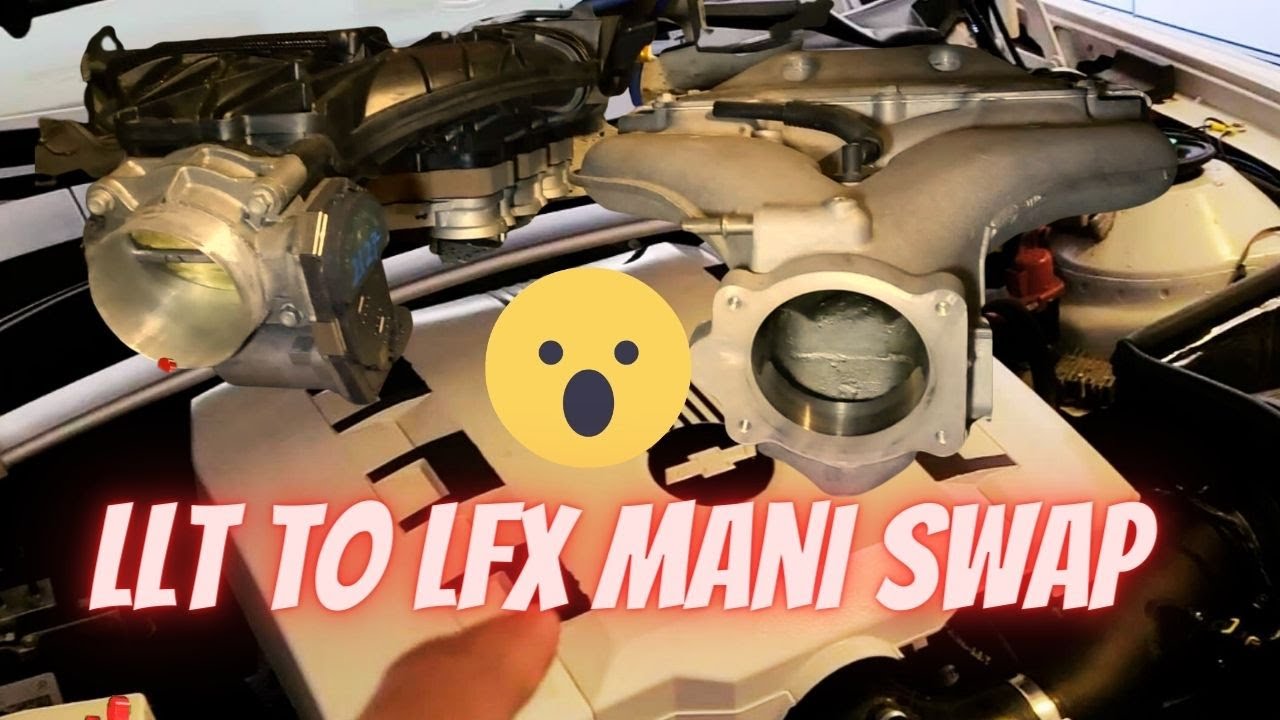 5th Gen Camaro V6 LLT To LFX Manifold Swap!!