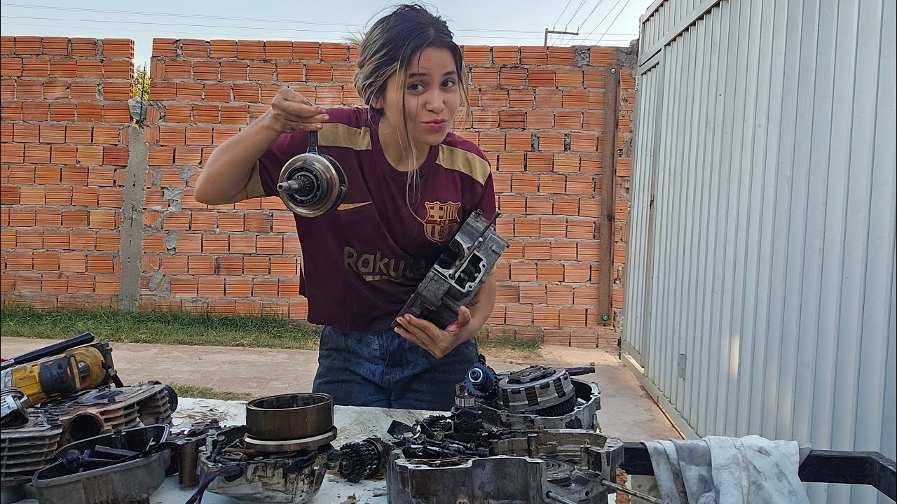 DESMONTAGEM COMPLETA MOTOR 125cc