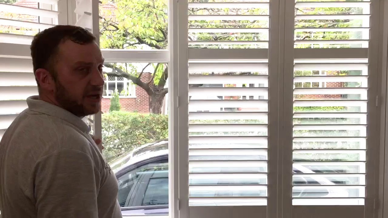 Full Height 3 Sided Bay Window Shutters