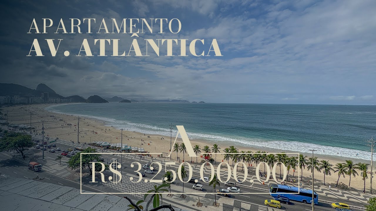 Apartamento frente mar na Avenida Atlântica | COPACABANA | RJ