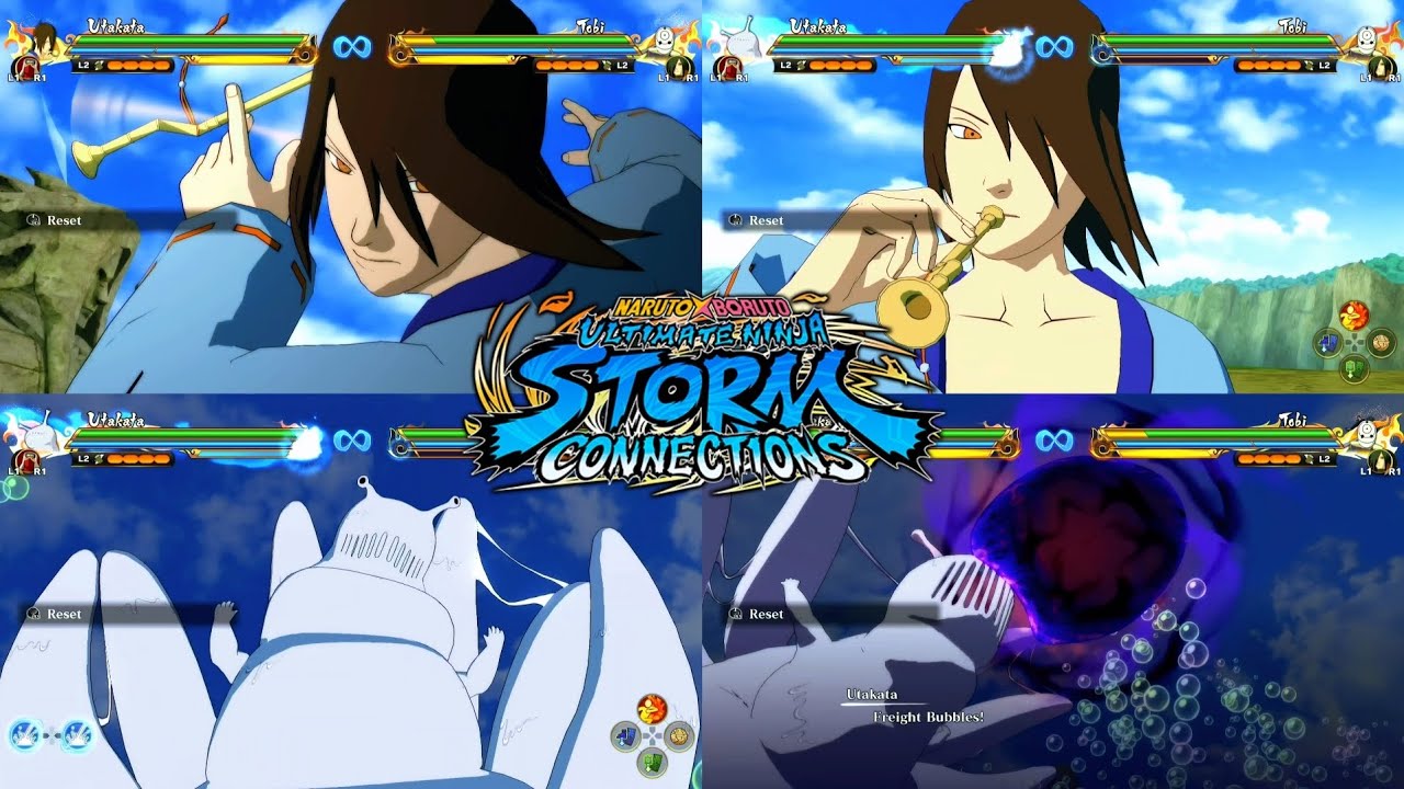 Naruto Storm Connections - Utakata Complete Moveset