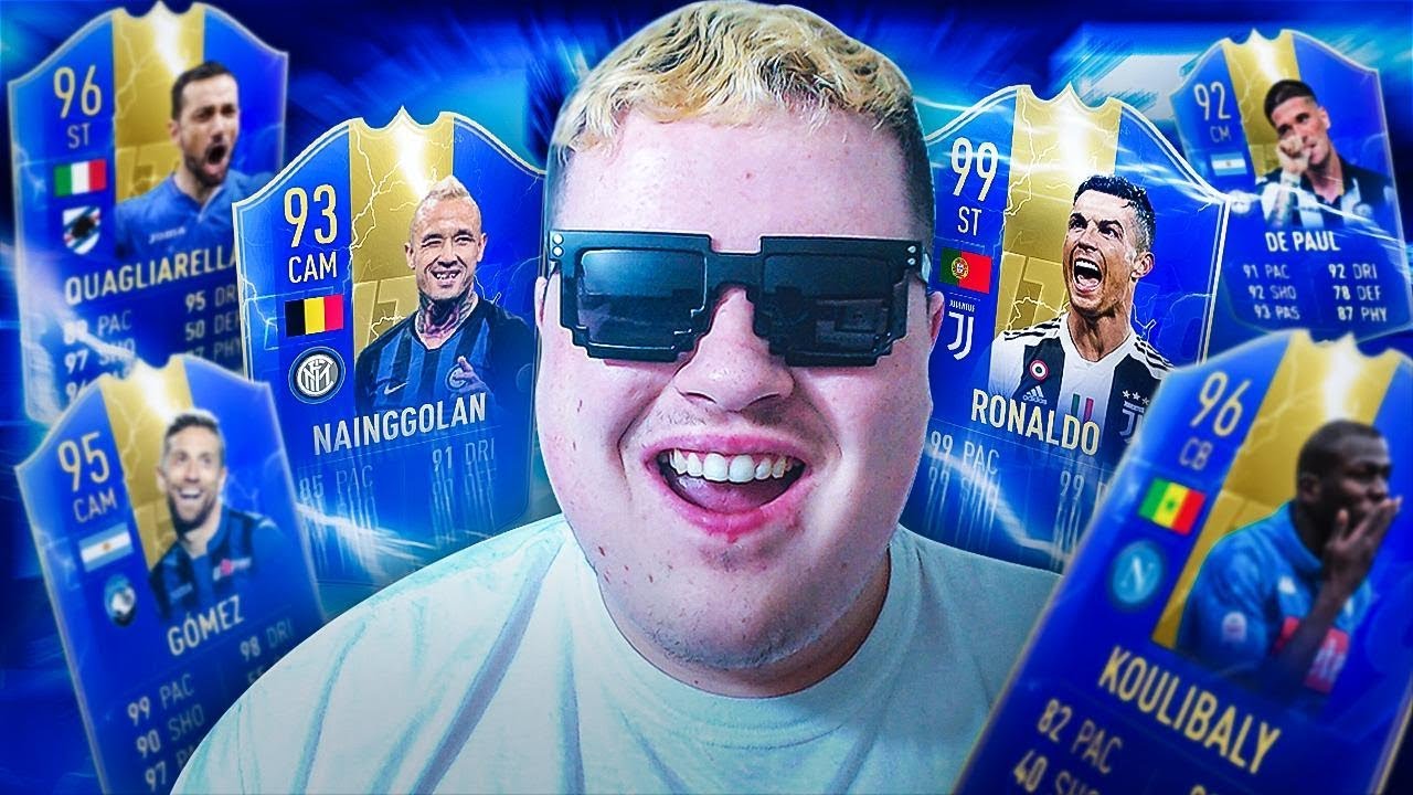 Using a FULL TOTS SERIE A TEAM in fut champs on FIFA 19...