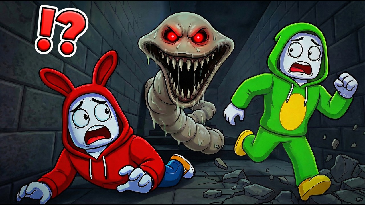 Mikey & JJ ESCAPE EVIL WORM TOWER?! (Maizen Roblox)