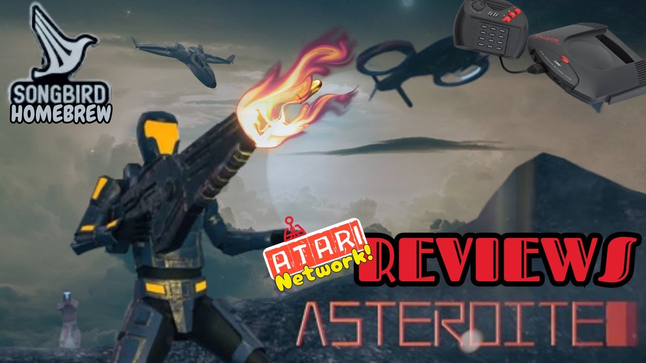 Обзор Asteroite Atari Jaguar Homebrew