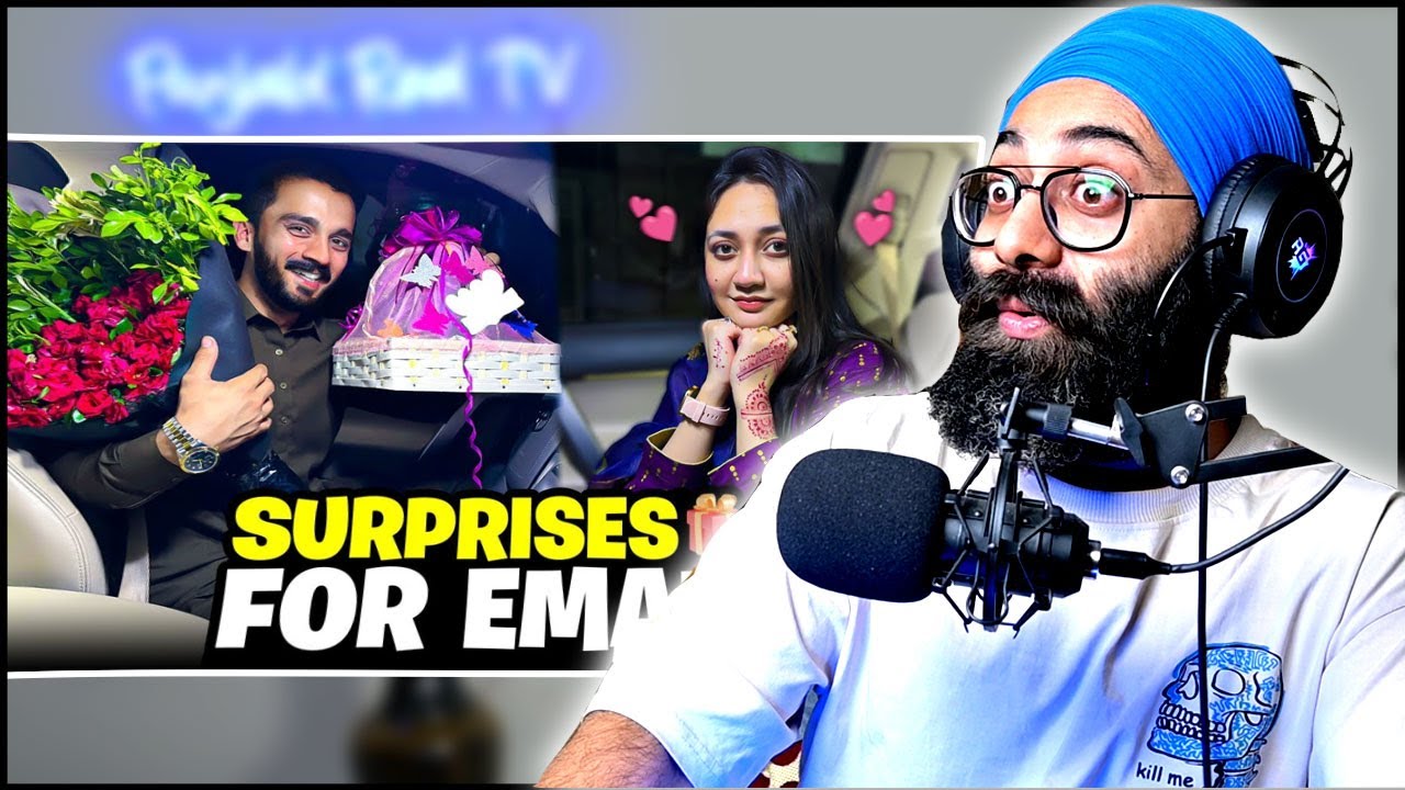 Indian Reaction on Princess treatment whole day Surprise for Emaan | PunjabiReel TV Extra