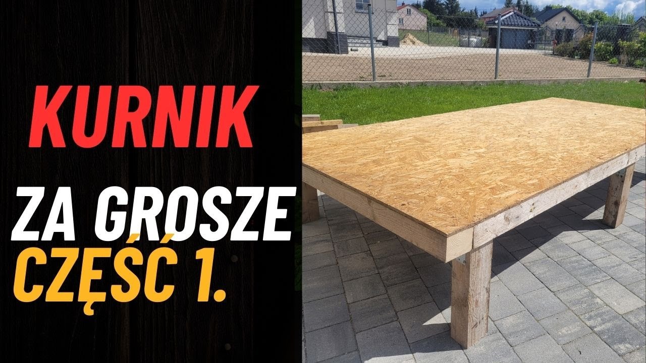 Buduję Kurnik za Grosze! 🐓 Z Odpadów dla kur  Kochin Karzełek. Część  1