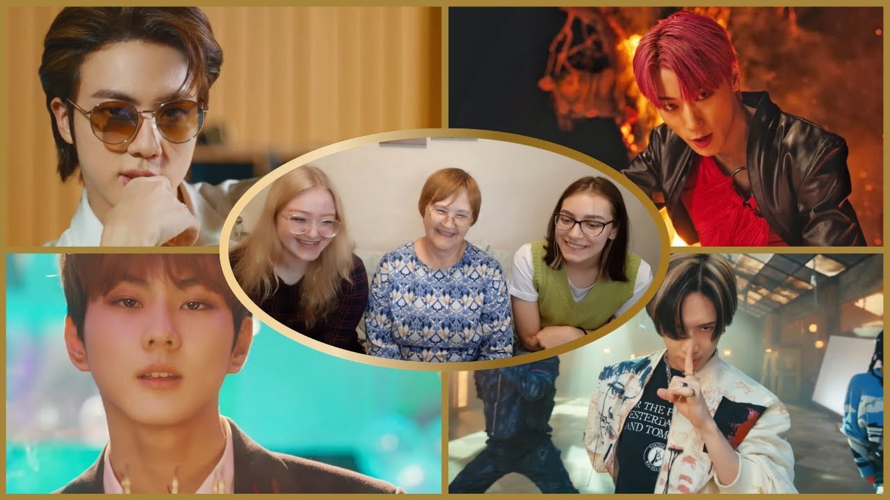БАБУШКА РЕАГИРУЕТ НА КПОП/GRANDMA REACT TO KPOP FOR THE FIRST TIME (BTS | ATEEZ | ENHYPEN | SHINee)