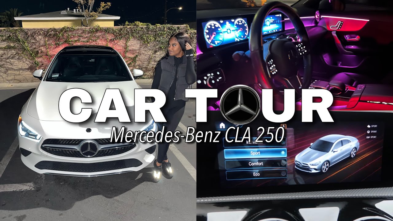 МОЙ ПЕРВЫЙ РОСКОШНЫЙ АВТОМОБИЛЬ | АВТОТУР MERCEDES CLA 250 + MUST HAVE С AMAZON!!!