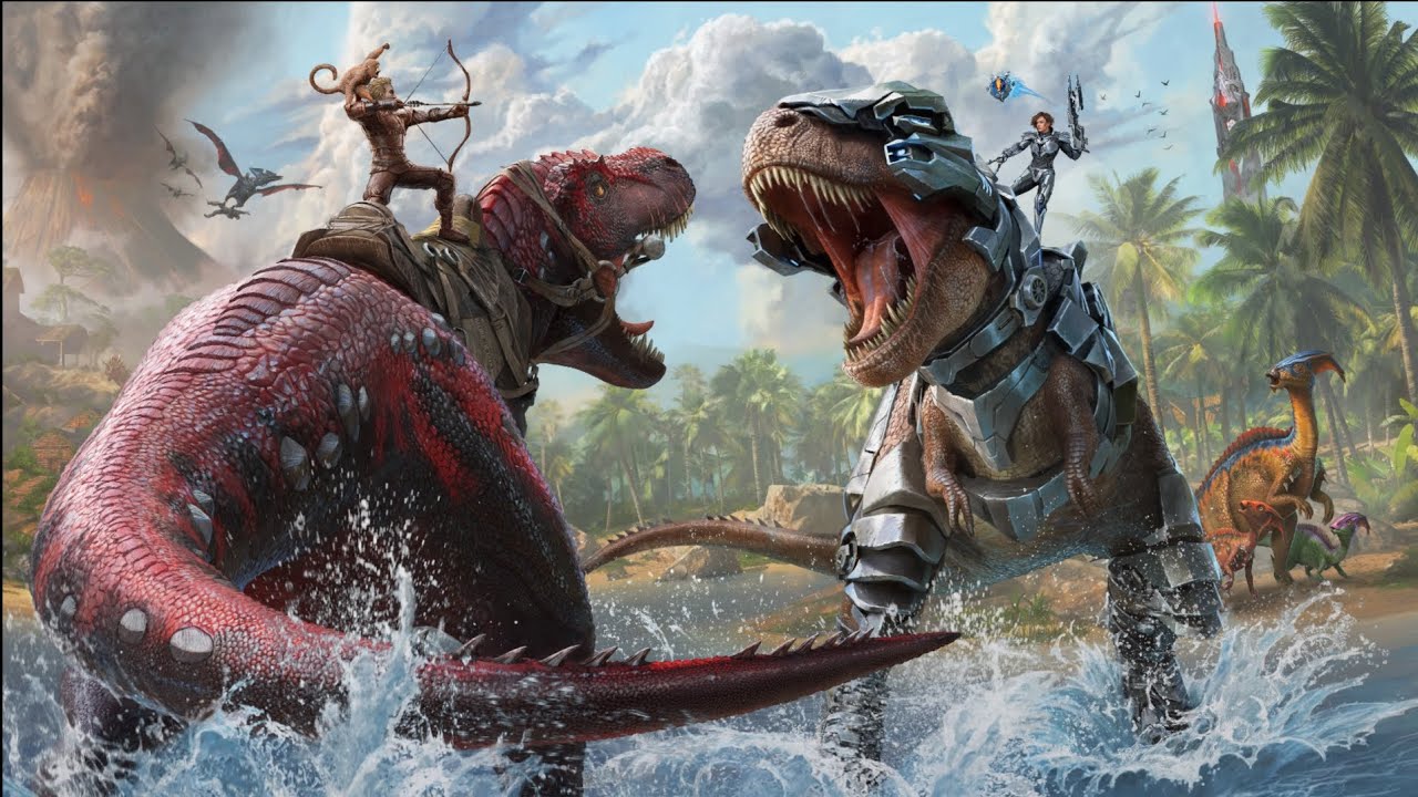 First Video: Taming a Moschops: Episode 1 Ark survival ascended