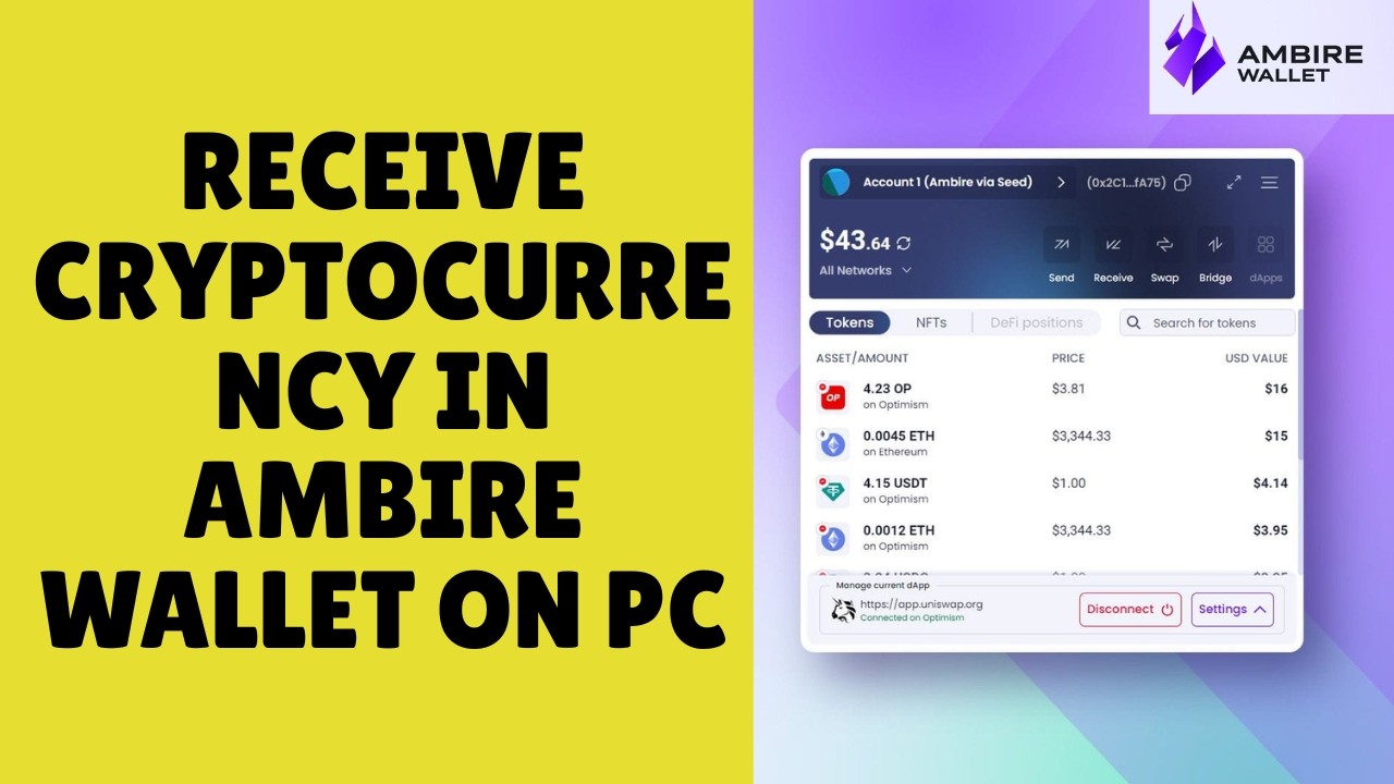 How to Receive Cryptocurrency in Ambire Wallet on PC 2026?