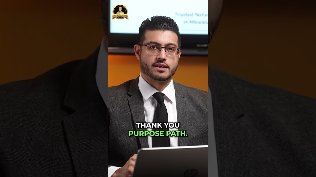 Purpose Path x The Notary Guy - Testimonial