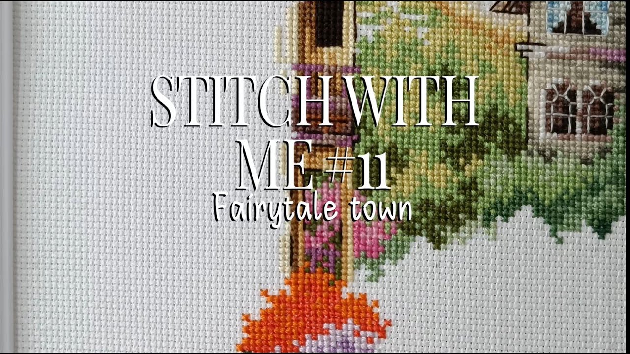 Stitch with me // Fairytale town #4 [ASMR+Music]